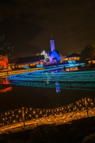 Mie Japan December 2018 Landmark Nabana Ingen Sato Trädgård Natten — Stockfoto