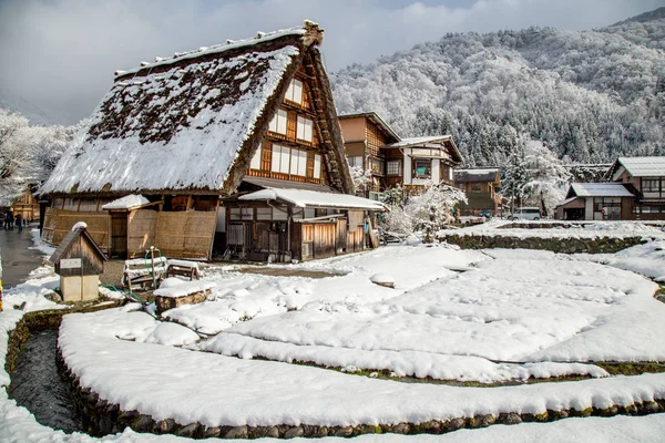 Gifu Japón Diciembre 2018 Casa Tradicional Gassho Estilo Uno Los — Foto de Stock
