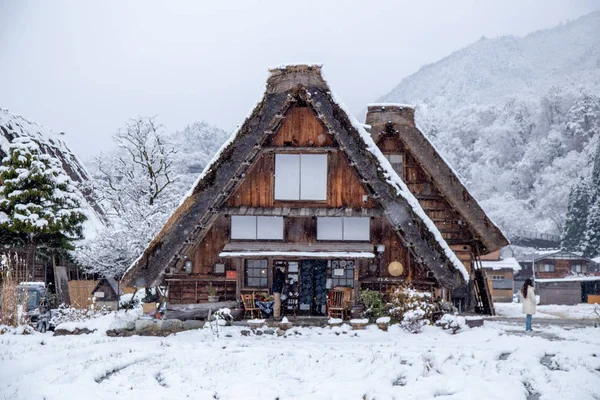 Gifu Japan Dezember 2018 Sightseeing Rund Shirakawa Dorf Area Mit — Stockfoto