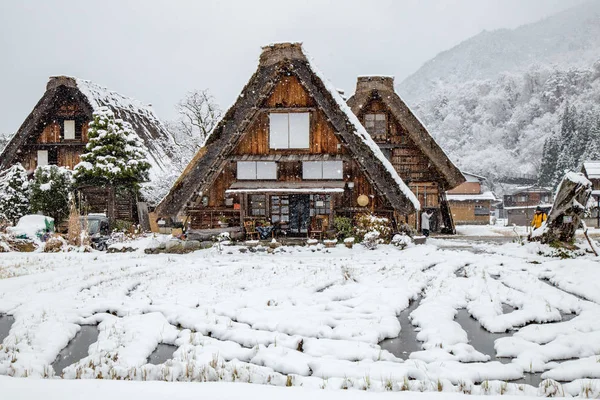 Gifu Japón Diciembre 2018 Visita Turística Alrededor Zona Del Pueblo — Foto de Stock
