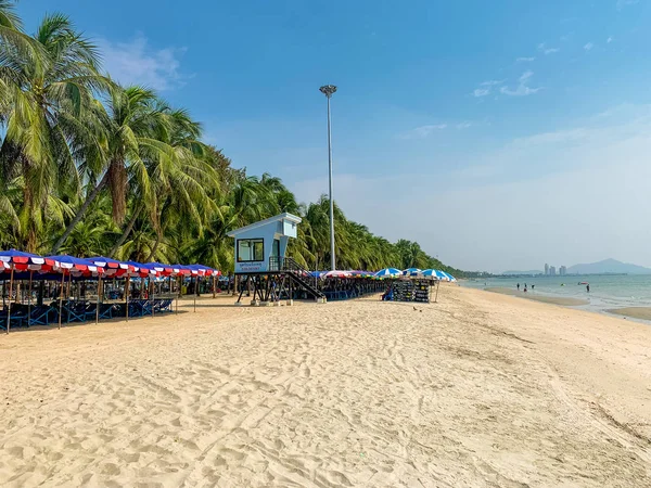 Bang Saen Beach Chon Buri Thajsko Leden 2019 Bangsaen Beach — Stock fotografie