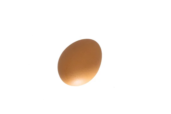 Uovo Isolato Sfondo Bianco — Foto Stock
