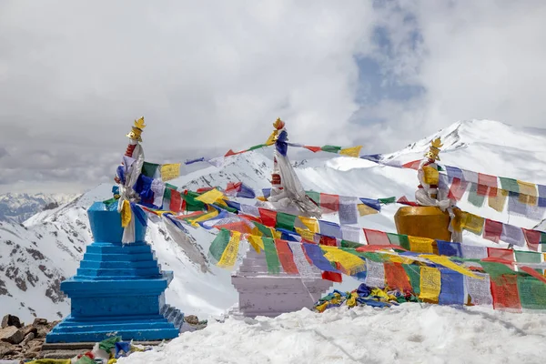 Leh Ladakh Jammu Kashmir India April 2019 Περιοχή Khardung Pass — Φωτογραφία Αρχείου