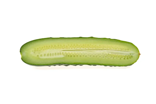 Cucumber Cut White Background — Stock Photo, Image