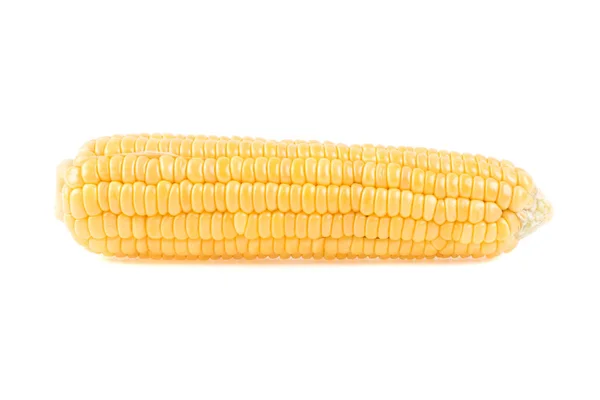 Maïs Een Witte Achtergrond — Stockfoto