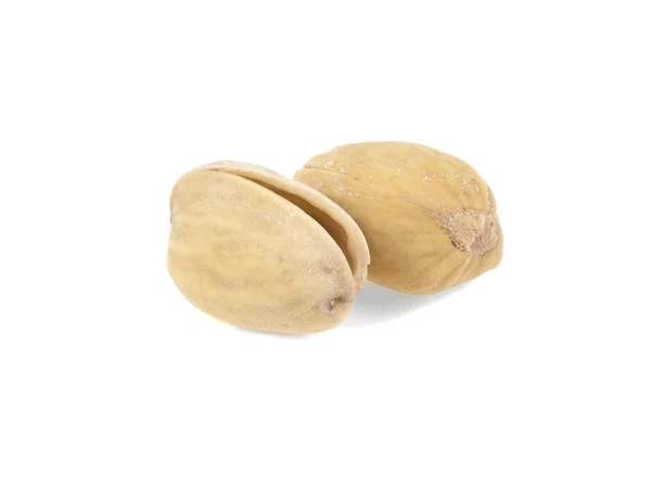 Pistachenoten Geïsoleerd Witte Achtergrond — Stockfoto