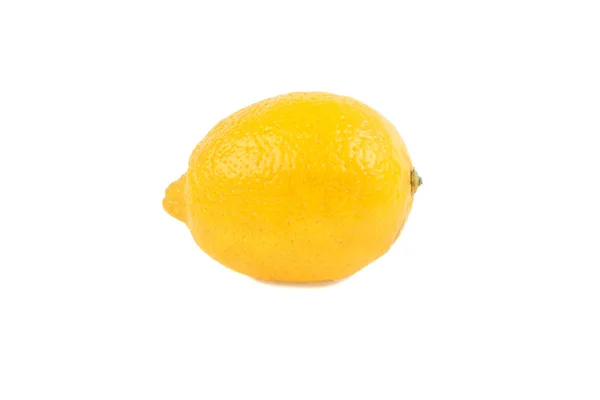 Citronfrukt Vit Bakgrund — Stockfoto