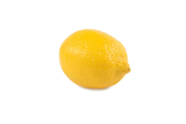 Zitronenfrucht Auf Weißem Hintergrund — Stockfoto