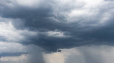 Bulutlu bulutlar gökyüzü. Atmosfer yağmurla bulutlar. Yağmur bulutları gökyüzü. 