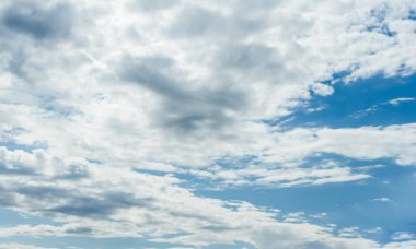Bulutlu gökyüzü. Bulutlar gökyüzü.