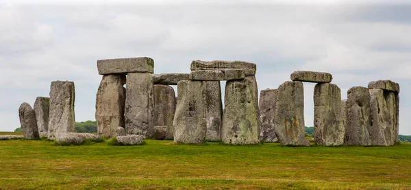 Stonehenge Salisbury Plains Anglia Újkőkori Őskori Elrendezése Nagy Sziklák Kör — Stock Fotó