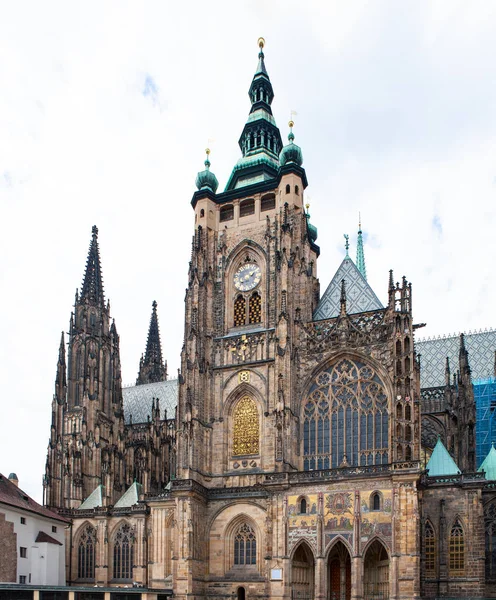 Cattedrale San Vito Antica Cattedrale Cattolica Praga Repubblica Ceca — Foto Stock