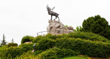 Caribou Heykeli, Beaumont-Hamel Newfoundland Anıtı, Somme, Fransa