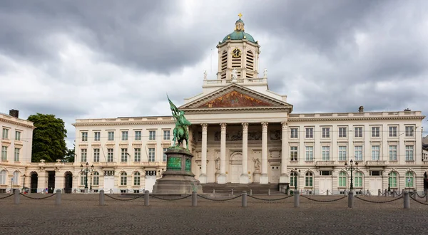 Place Royale Bruxelles Palazzo Reale Piazza Del Mercato Bruxelles Belgio — Foto Stock