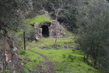 Abandoned mine of Baccu Arrodas clipart