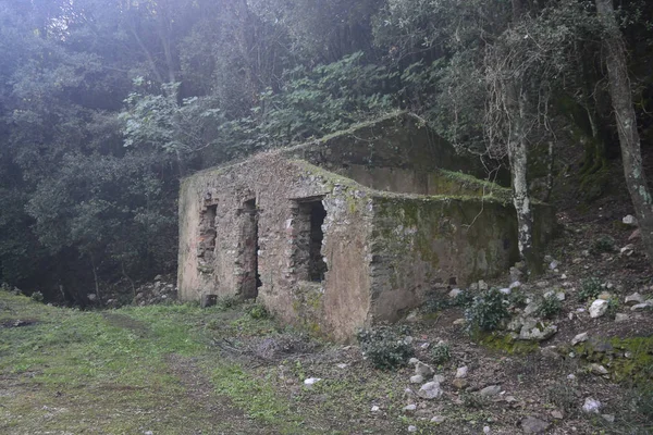 Antiguo Edificio Mina Abandonada Reigraxius — Foto de Stock