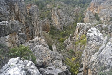 Terk edilmiş bir madende Sa Duchessa de Pizzus