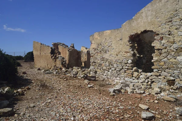 Abandoned mining village of Planu Sartu
