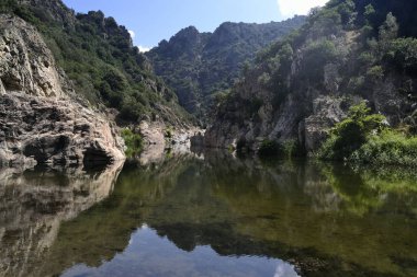 Flumendosa nehrinde Arredelusu görünümü