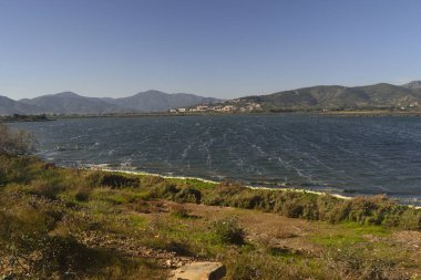 Sa Praia gölet görünümü