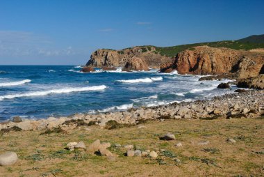 Capo Pecora 'nın manzarası