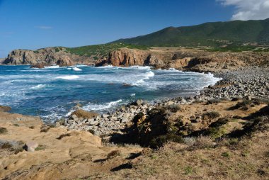 Capo Pecora 'nın manzarası