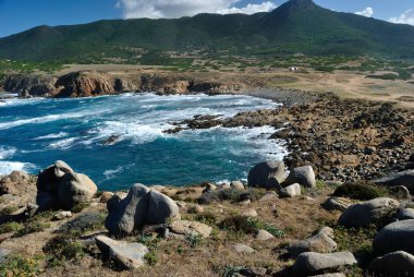 Capo Pecora 'nın manzarası