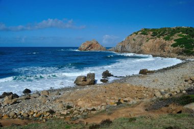 Capo Pecora 'nın manzarası