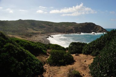 Capo Pecora 'nın manzarası