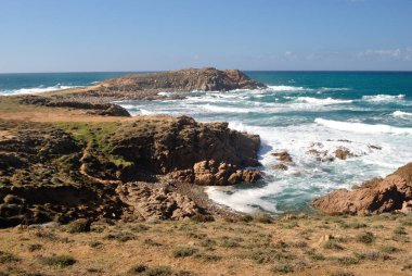 Capo Pecora 'nın manzarası