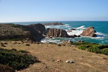 Capo Pecora 'nın manzarası