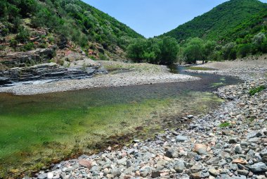 Rio Ollastu manzarası
