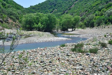 Rio Ollastu manzarası