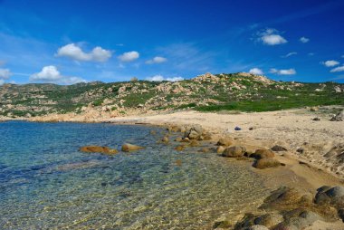 Punta Calarza plajı manzarası