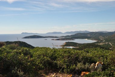 Teulada sahili manzarası