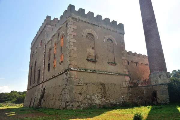 Abandonada Mina Macchina Beccia Bem San Giorgio — Fotografia de Stock