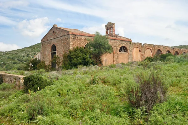 Abandoned mining village Asproni or Seddas Moddizzis