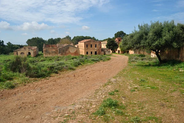 Abandoned mining village Asproni or Seddas Moddizzis