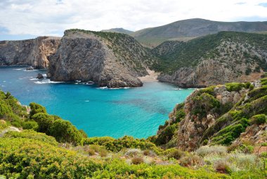 Cala Domestica manzarası