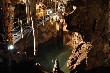 Su Mannau mağarasının görünümü