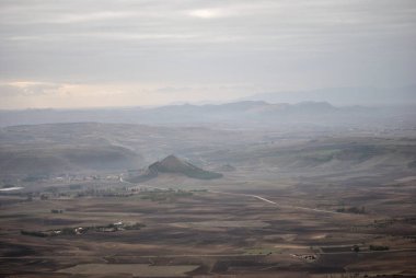 Giara'dan Marmilla manzarası