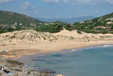 Campana plajı manzarası