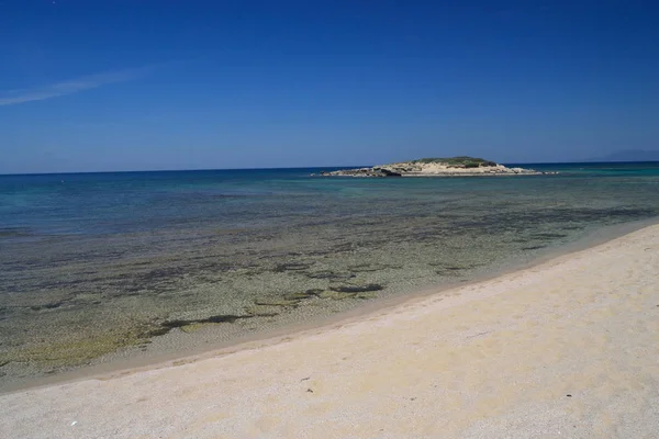 Вид Пляж Меса Longa — стокове фото