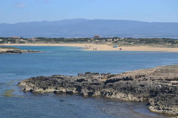 Widok Plażę Mesa Longa — Zdjęcie stockowe