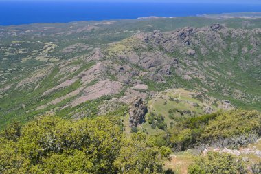 Monte Arcuentu manzarası