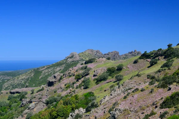 Widok Monte Arcuentu — Zdjęcie stockowe