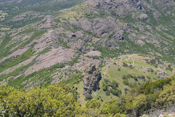 Vista Monte Arcuentu — Fotografia de Stock