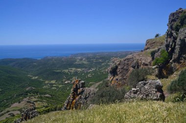 Monte Arcuentu manzarası
