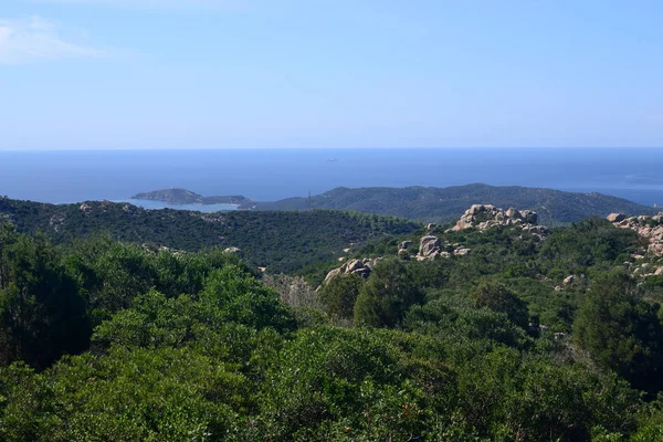 Monte Maria 'dan Capo Malfatano Manzarası