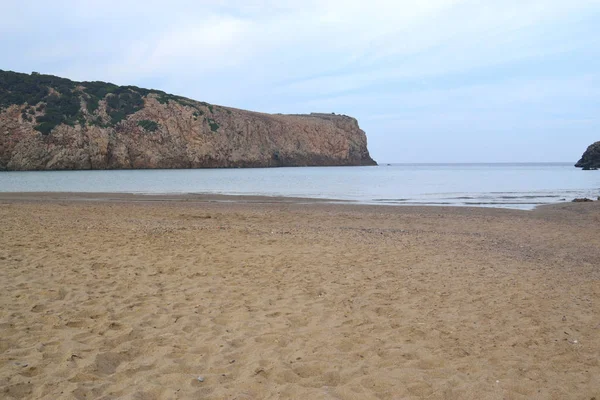 Pohled Pláž Cala Domestica — Stock fotografie